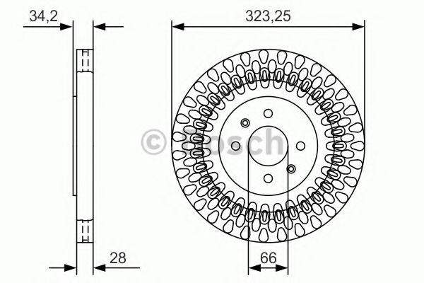 Тормозной диск BOSCH 0 986 479 A90