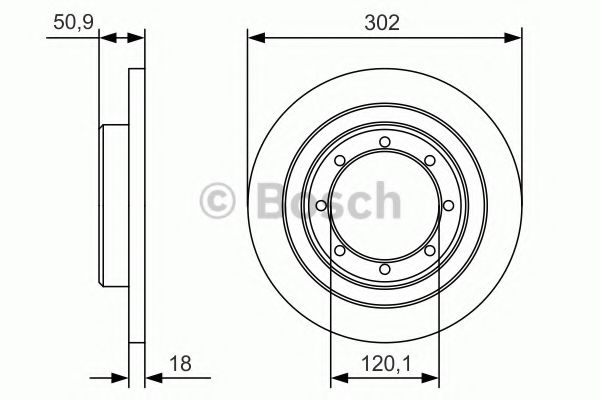 Тормозной диск BOSCH 0 986 479 A93