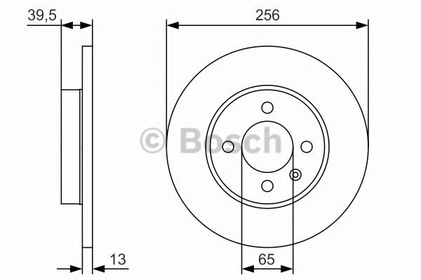 Тормозной диск BOSCH 0 986 479 T48