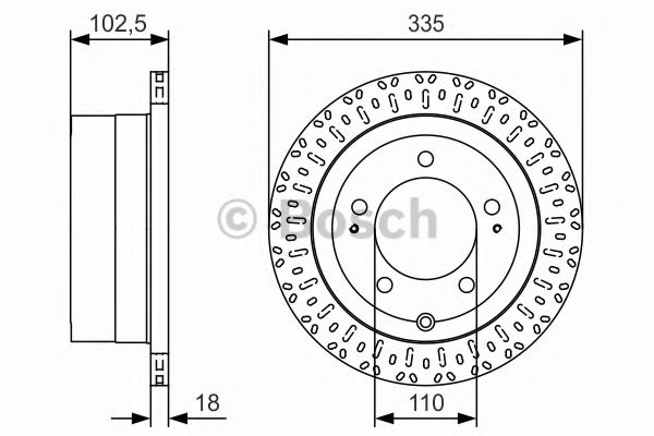 Тормозной диск BOSCH 0 986 479 U32