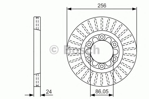 Тормозной диск BOSCH 0 986 479 U98