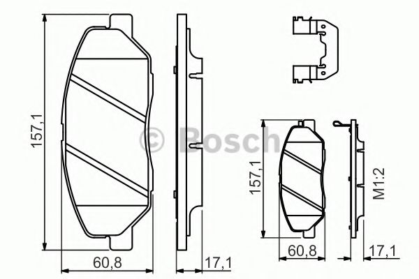 Тормозные колодки BOSCH 0 986 494 631