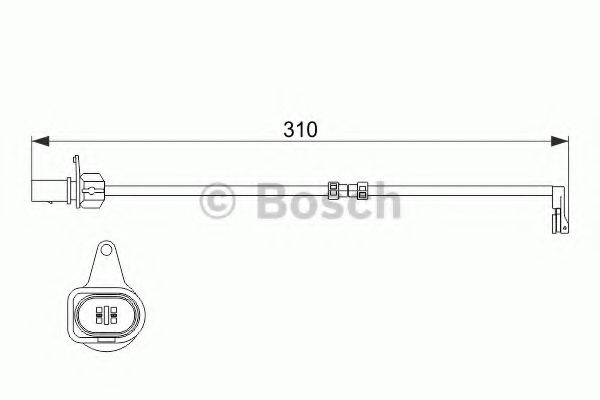 Датчик износа колодок BOSCH 1 987 474 506