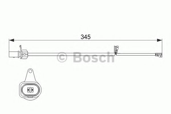 Датчик зносу колодок BOSCH 1 987 474 507