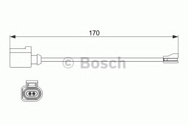 Датчик износа колодок BOSCH 1 987 474 512