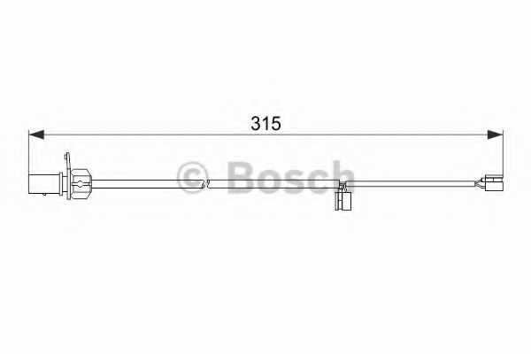 Датчик зносу колодок BOSCH 1 987 474 518