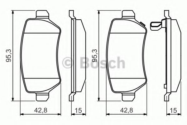 Тормозные колодки BOSCH 0 986 495 218