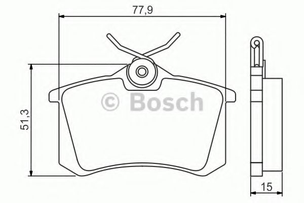 Тормозные колодки BOSCH 0 986 495 226