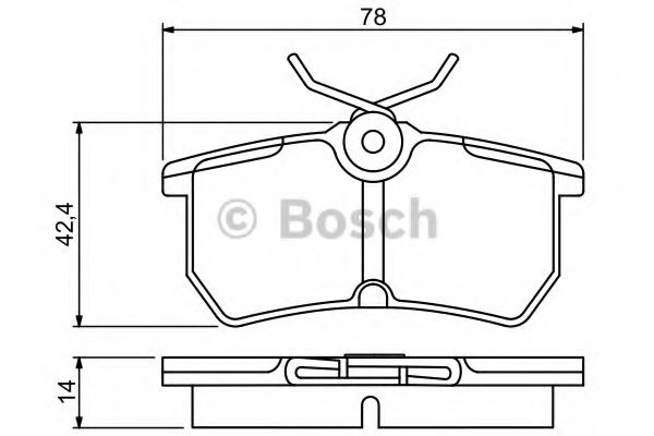 Тормозные колодки BOSCH 0 986 495 227