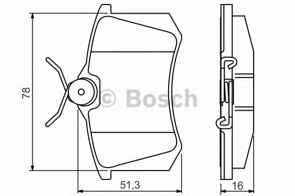 Тормозные колодки BOSCH 0 986 495 231
