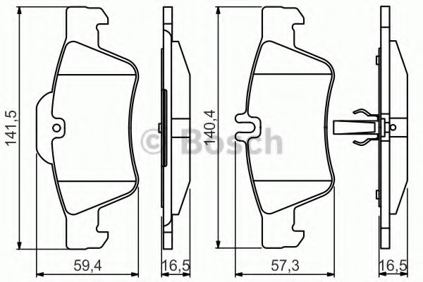Гальмівні колодки BOSCH 0 986 495 248