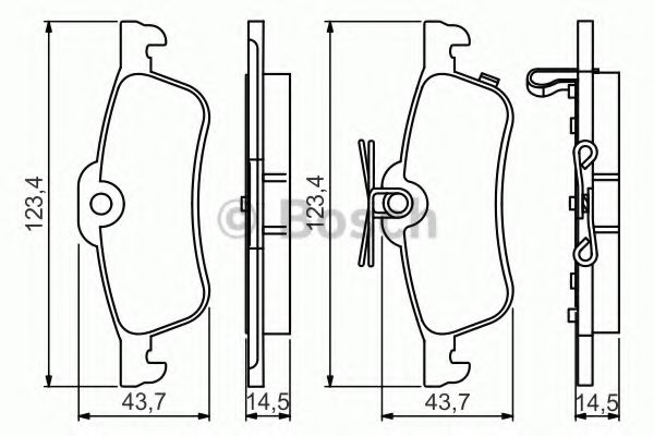 Тормозные колодки BOSCH 0 986 495 359
