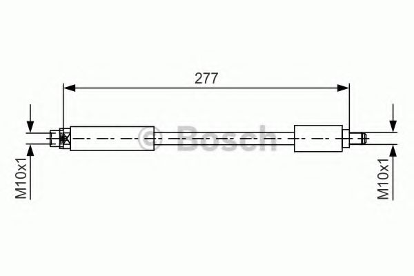 Тормозной шланг BOSCH 1 987 481 616