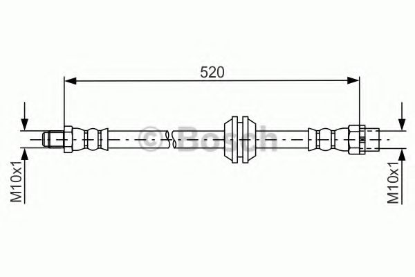 Гальмівний шланг BOSCH 1 987 481 680