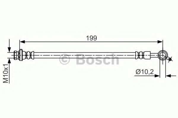 Тормозной шланг BOSCH 1 987 481 698