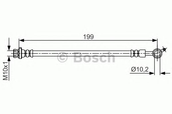 Тормозной шланг BOSCH 1 987 481 699