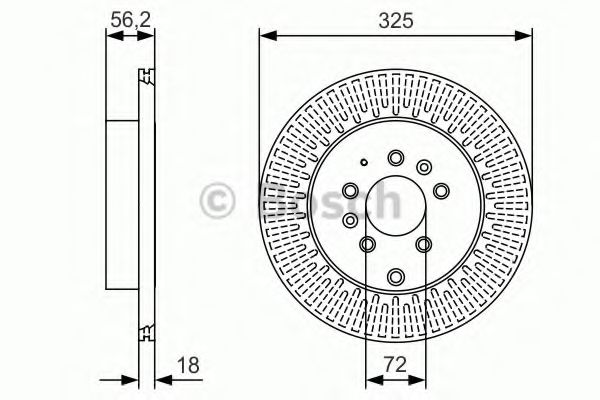 Тормозной диск BOSCH 0 986 479 C30