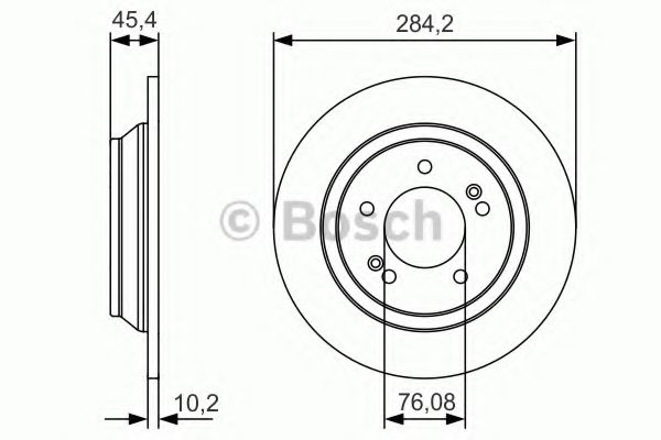 Тормозной диск BOSCH 0 986 479 C39