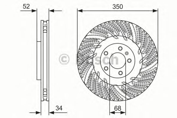 Тормозной диск BOSCH 0 986 479 D28