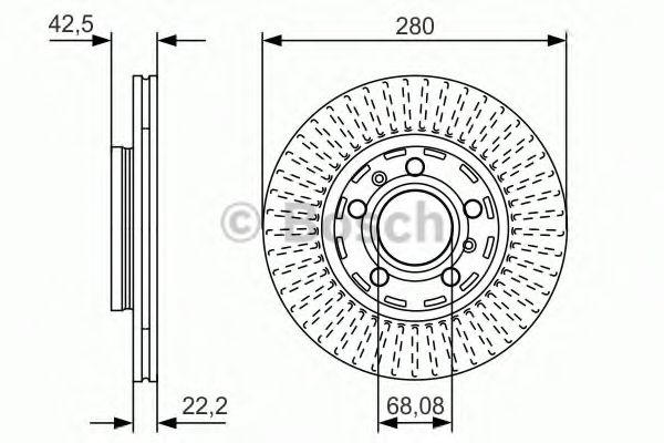 Тормозной диск BOSCH 0 986 479 C89
