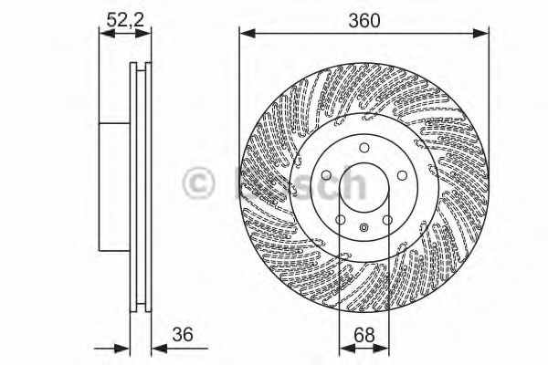 Тормозной диск BOSCH 0 986 479 D27
