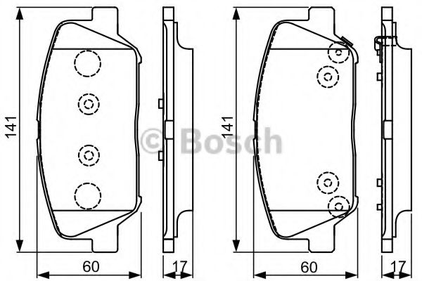 Тормозные колодки BOSCH 0 986 495 337
