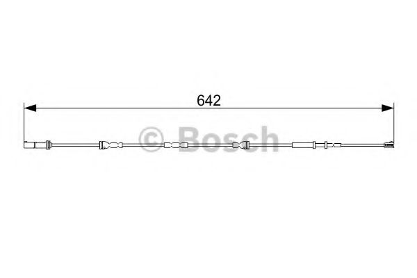 Датчик износа колодок BOSCH 1 987 473 544