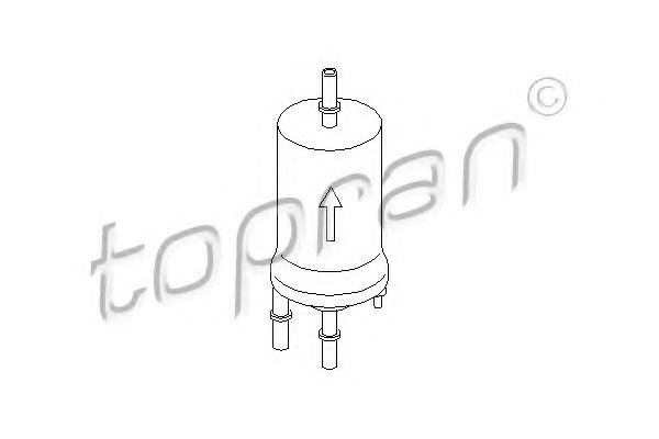 Топливный фильтр TOPRAN 110 898