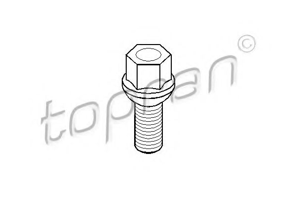 Болт для крепления колеса TOPRAN 112 225