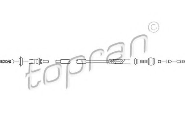 Тросик газа TOPRAN 103 085 PREMIUM BRAND
