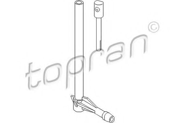 Форсунка омывателя TOPRAN 107 296