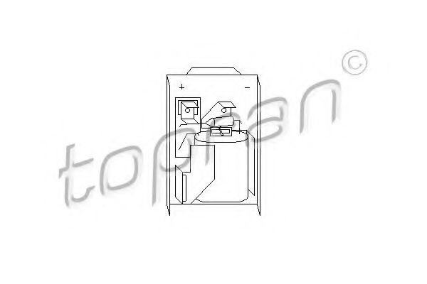 Реостат вентилятора отопителя TOPRAN 102 973