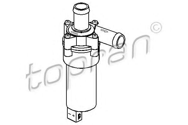 Дополнительный водяной насос TOPRAN 111 119 PREMIUM BRAND