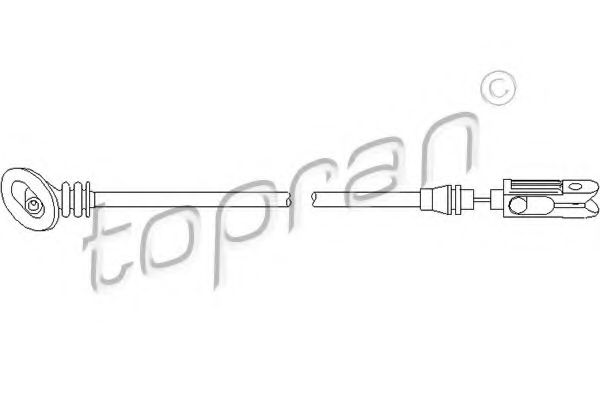Трос замка капота TOPRAN 400 945 PREMIUM BRAND
