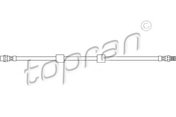 Гальмівний шланг TOPRAN 500 197