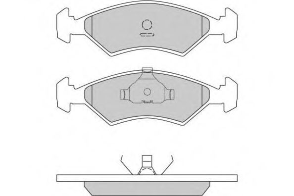 Тормозные колодки E.T.F. 12-0163-1