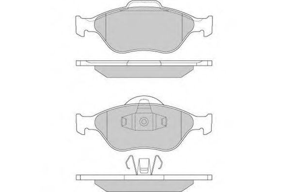 Тормозные колодки E.T.F. 12-0872