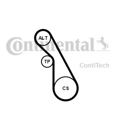Комплект поликлинового ремня CONTITECH 5PK940K1
