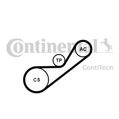 Комплект поликлинового ремня CONTITECH 4PK925K1