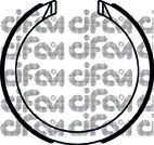 Тормозные колодки ручника CIFAM 153-491