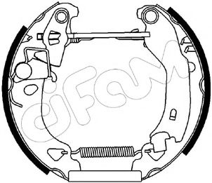 Тормозные колодки CIFAM 151-058