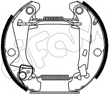 Тормозные колодки CIFAM 151-373 Kit premounted