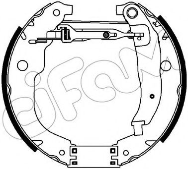 Тормозные колодки CIFAM 151-448
