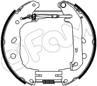 Тормозные колодки CIFAM 151-455