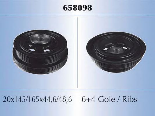 Шкив коленвала MALÒ 658098
