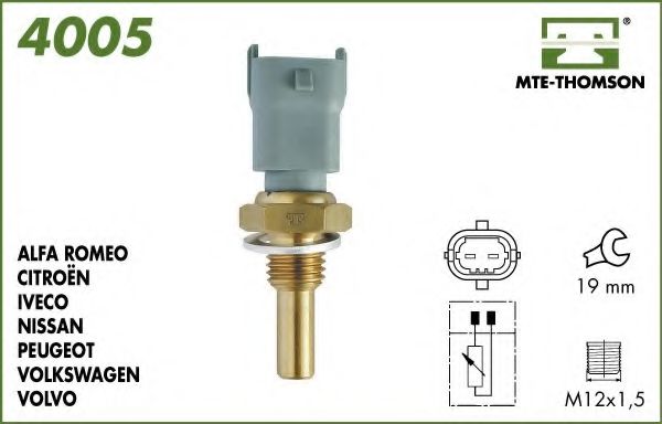 Датчик температуры охлаждающей жидкости MTE-THOMSON 4005