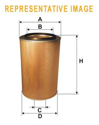 Воздушный фильтр WIX FILTERS WA6079