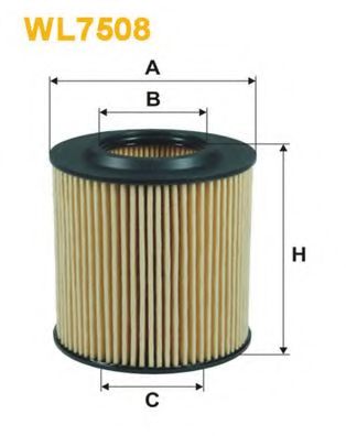 Масляный фильтр WIX FILTERS WL7508