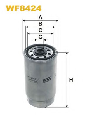 Паливний фільтр WIX FILTERS WF8424
