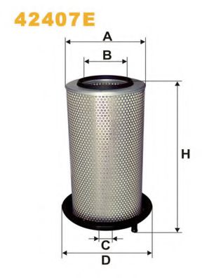 Воздушный фильтр WIX FILTERS 42407E
